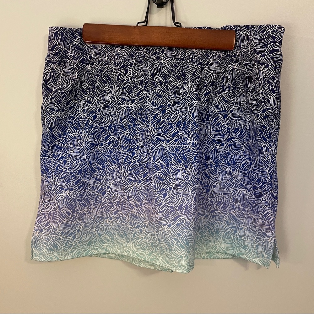 Vineyard Vines Performance Ombr Monstera Leaf Fro… - image 1